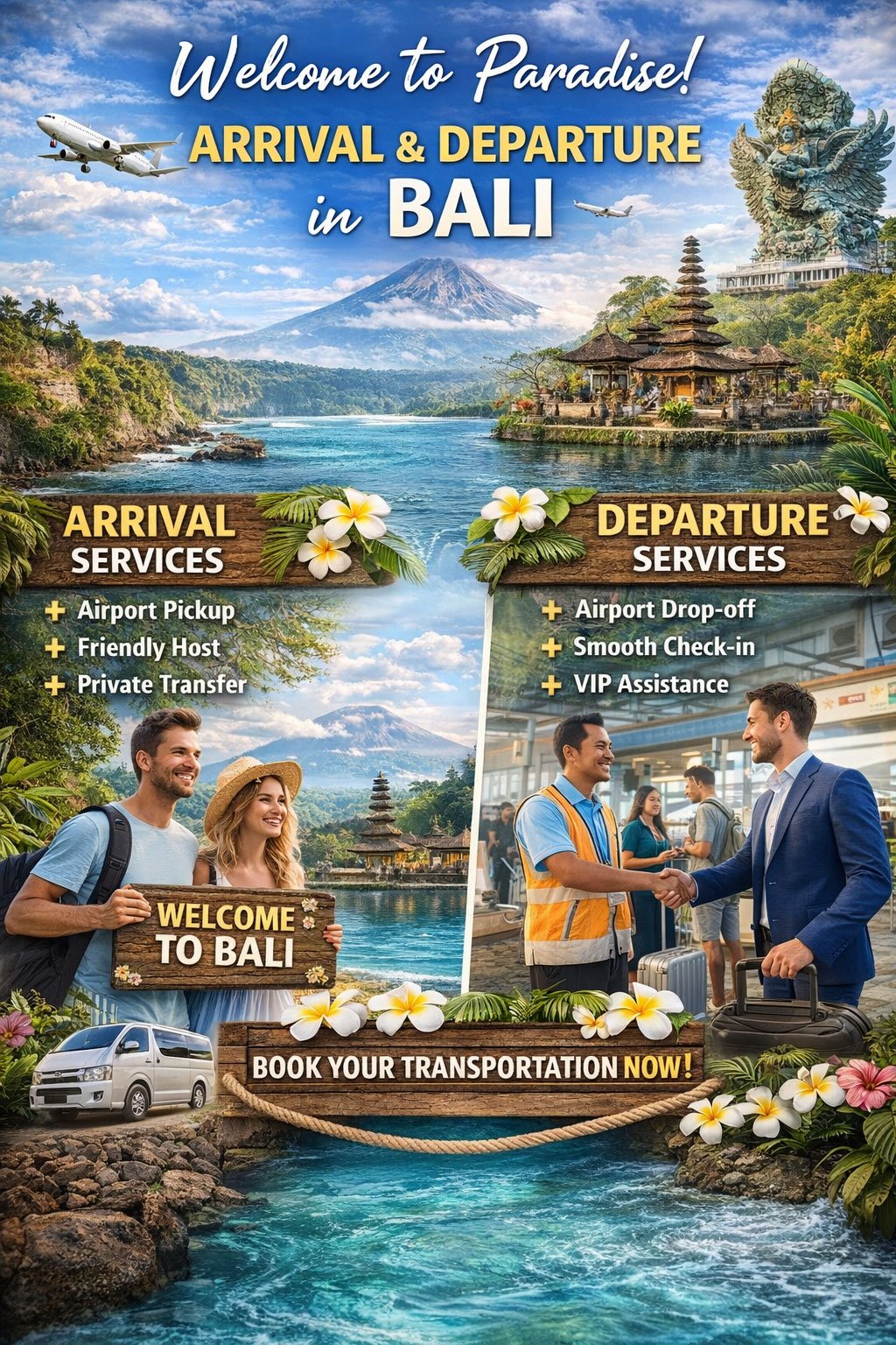 Arrival & Departure Bali